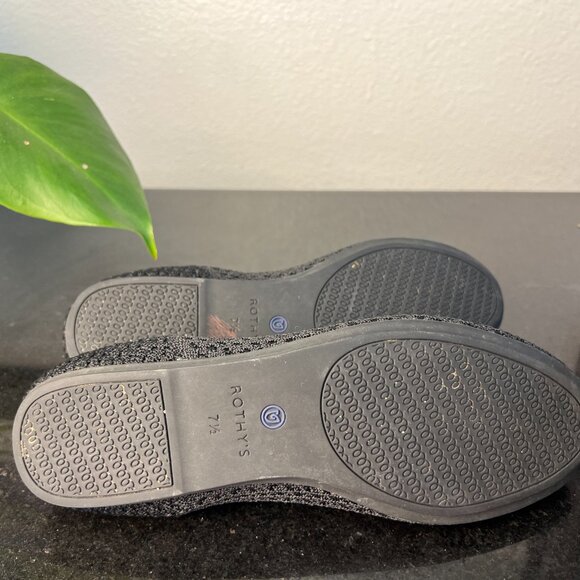 Rothy's Black and Blue Loafers - Picture 6 of 9